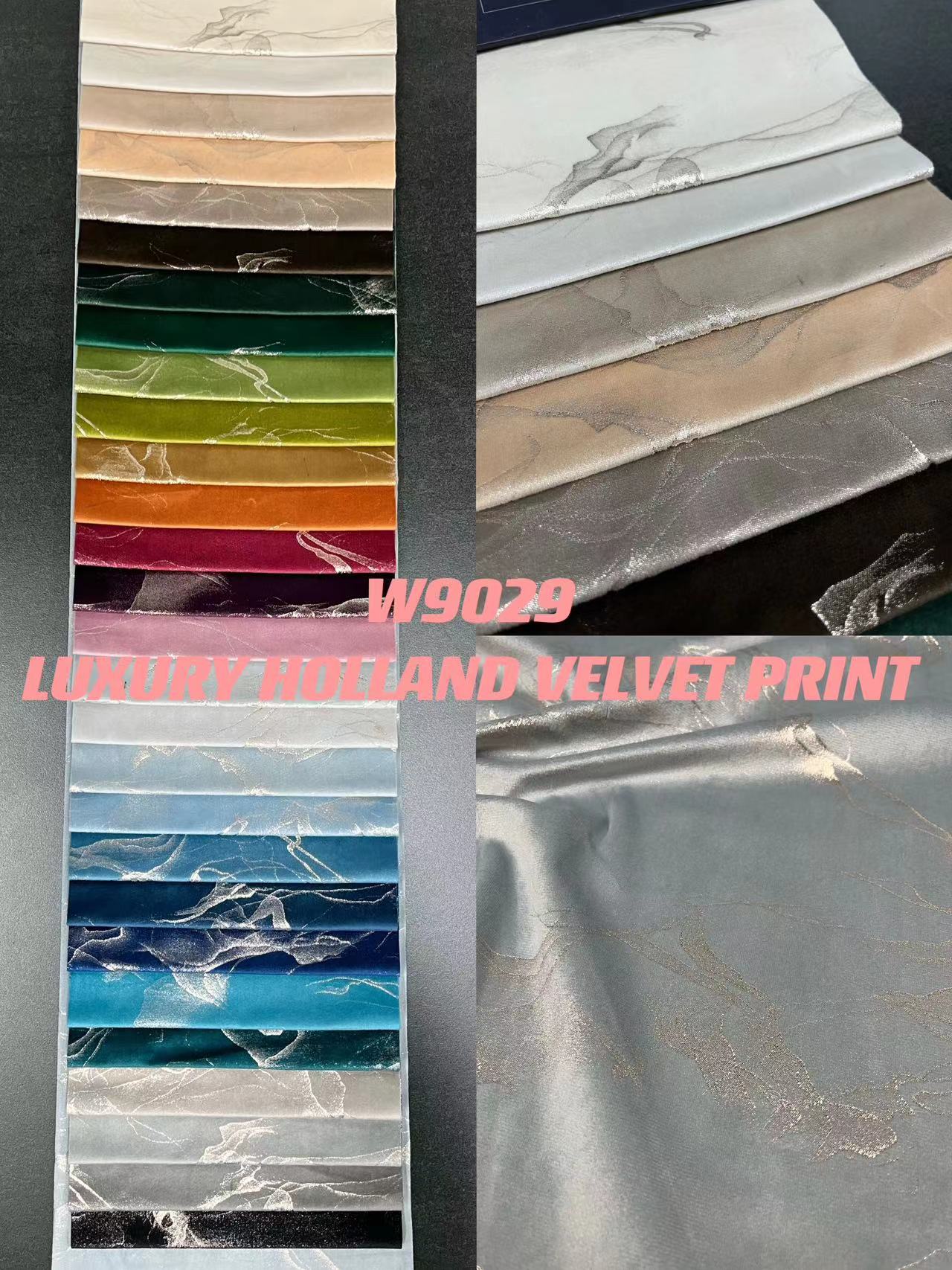 W9029 LUXUSNÍ HOLLAND SAMETOVÝ POTISK
