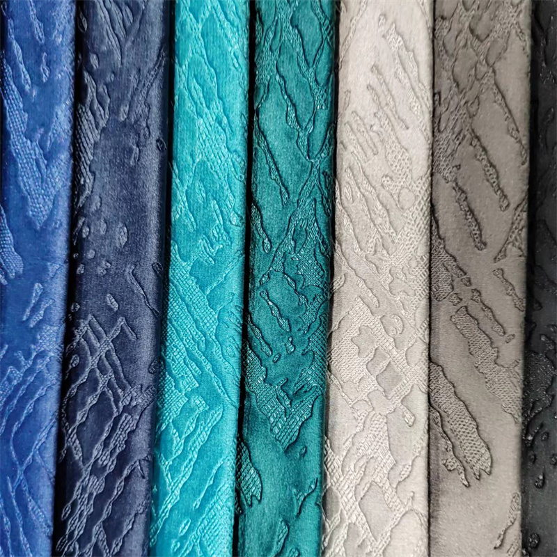 W9081+3D lisované květinové umění Dutch Velvet 3D reliéfní flaneletová záclonová látka